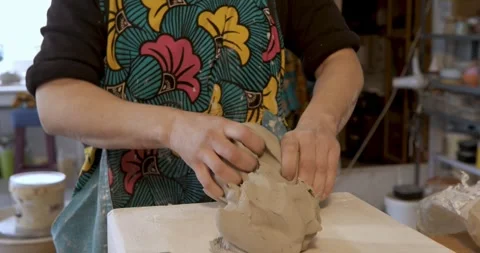 The Artisan's Hand at Work Stock Footage 329313092