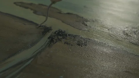 The artist draws Stock Footage 141675006