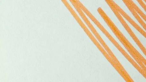 The artist draws lines on paper. Creative background. Multicolored. Stock Footage 80991311