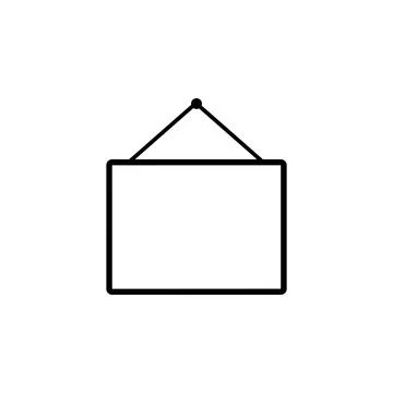 Artist Easel Flat Vector Icon 스톡 일러스트