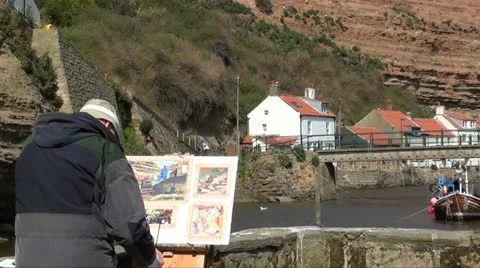 Artist Stock Footage
