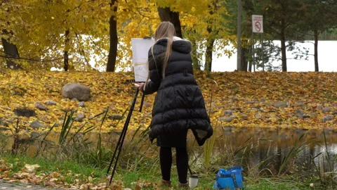 Artist Stock Footage 97709267