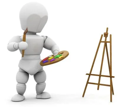 Artist Stock Illustration