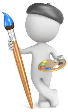 The Artist. Stock Illustration