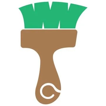 Artist Paint Brush Creative Tool Stock Illustration