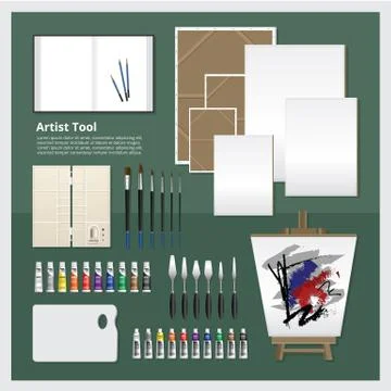 Artist Tool Stock Illustration
