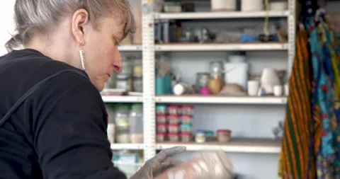 Artist at work Stock Footage 329313000