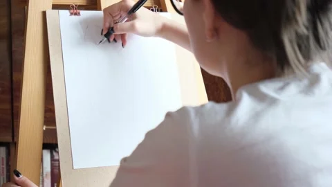 Artist at work.3 Stock Footage 153700184