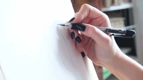 Artist at work.4 Stock Footage 153700193