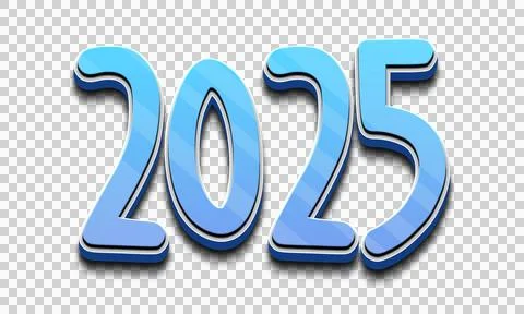Artistic 2025 Text Effects 스톡 일러스트