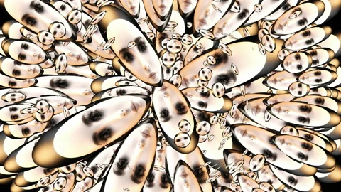 Artistic 3D Animation of moving Faces Stock Footage 161972811