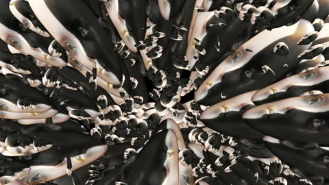 Artistic 3D Animation of moving Faces Stock Footage 161974639