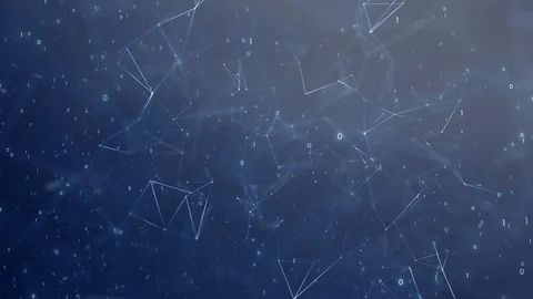 Artistic 3d computer binary data network background Stock Footage 121485670