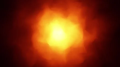 Artistic 3d fire flame tunnel seamless looping animation Stock Footage 340587914