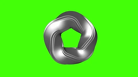 Artistic 3D object rotating, looping animation Video stock 160169041