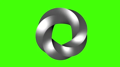 Artistic 3D object rotating, looping animation Video stock 160169047