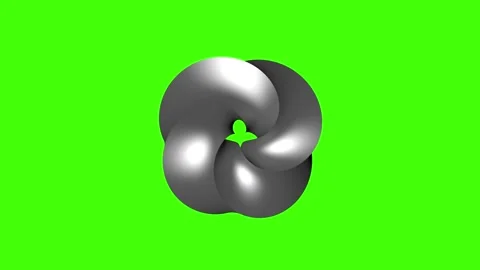 Artistic 3D object rotating, looping animation Video stock 160169048