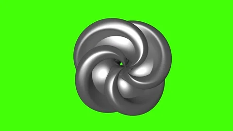 Artistic 3D object rotating, looping animation Video stock 160169058