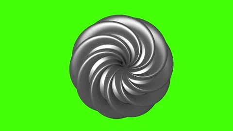 Artistic 3D object rotating, looping animation Video stock 160169059