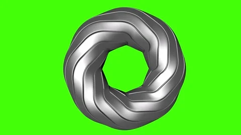 Artistic 3D object rotating, looping animation Video stock 160169060