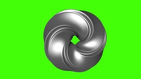 Artistic 3D object rotating, looping animation Video stock 160169081