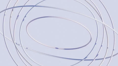 Artistic 3d render of primitive geometric shapes levitation Stock Footage 136651833