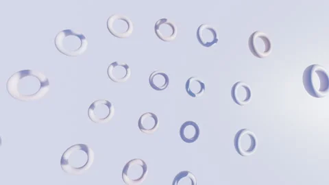 Artistic 3d render of primitive geometric shapes levitation Stock Footage 137607649