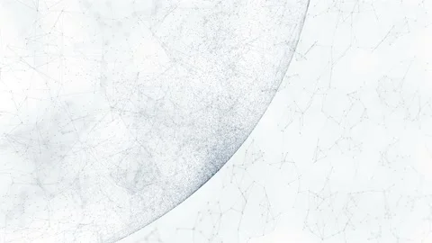 Artistic 3d sphere cyberspace on white background 動画素材 132895452