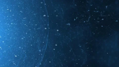 Artistic 3d sphere rotation on binary computer cyberspace 動画素材 228079174