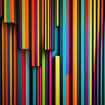 Artistic abstract artwork textures lines stripe pattern design. Stock Illustration