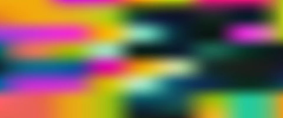 Artistic abstract background with soft neon gradients and fluid light shape.. Stock Illustration