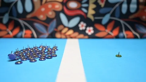 Artistic abstract concept of social distancing Stock Footage 128915212