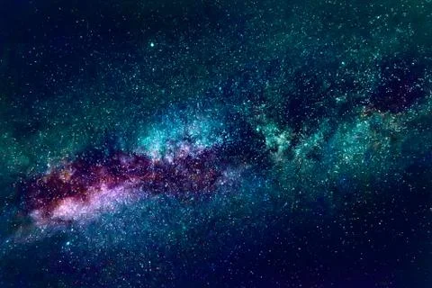 Artistic Abstract Dramatic Multicolored Nebula Galaxy Background 스톡 일러스트