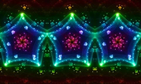 Artistic abstract fractal element pattern for art purpose. Stock Illustration