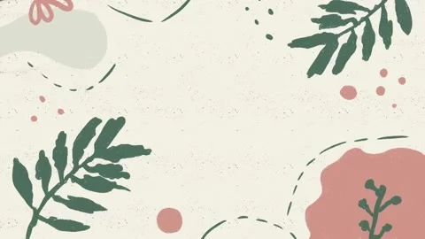 Artistic Abstract Leaf Animation Stock Footage 296365988