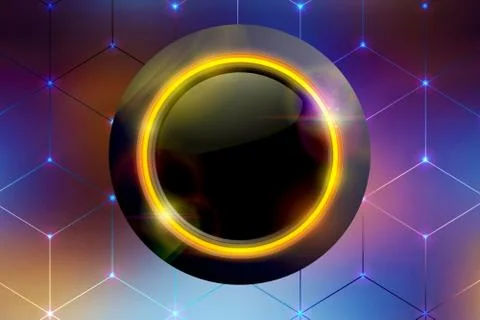 Artistic Abstract Unique Smooth Multicolored Modern Network Art With A Modern Stock Illustration