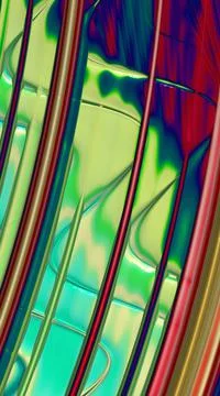Artistic and imaginative digitally designed abstract 3D fractal background Stock Illustration