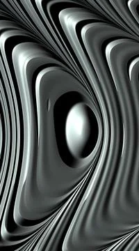 Artistic and imaginative digitally designed abstract 3D fractal background Stock-Illustration