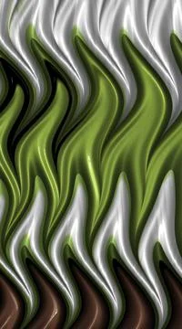 Artistic and imaginative digitally designed abstract 3D fractal background Stock Illustration