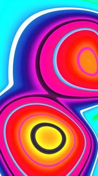 Artistic and imaginative digitally designed abstract 3D fractal background Stock Illustration
