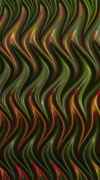 Artistic and imaginative digitally designed abstract 3D fractal background Stock Illustration