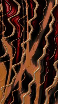 Artistic and imaginative digitally designed abstract 3D fractal background Stock Illustration