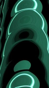Artistic and imaginative digitally designed abstract 3D fractal background Stock Illustration