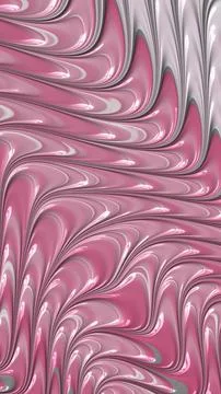 Artistic and imaginative digitally designed abstract 3D fractal background Stock Illustration