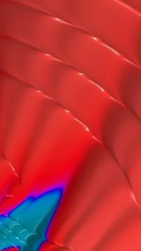 Artistic and imaginative digitally designed abstract 3D fractal background Stock Illustration