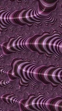Artistic and imaginative digitally designed abstract 3D fractal background Stock Illustration