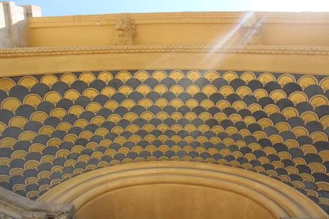Artistic arch ceiling design Stock Photos
