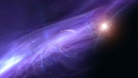 Artistic artificial intelligence universe cyberspace Video stock 229618076