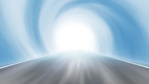 Artistic asphalt road looping light futuristic travel 動画素材 334807663