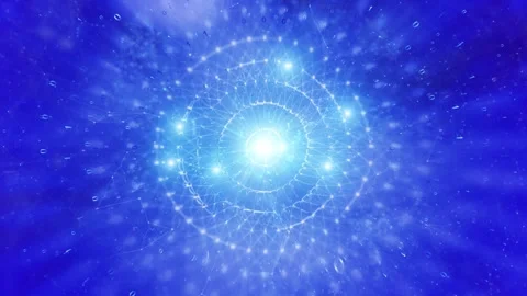 Artistic binary digital network looping animation Stock Footage 337231239